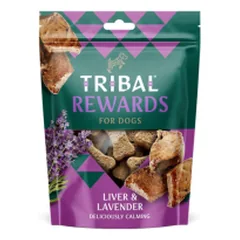 Tribal Rewards sausainiai šunims su kepenėlėmis ir levandomis, 125 g