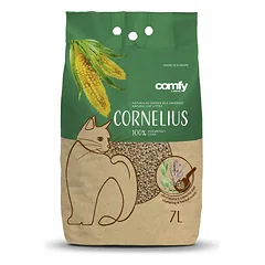 Comfy Cornelius Herbal kukurūzų granulių kraikas katėms, su žolelių aromatu, 7L