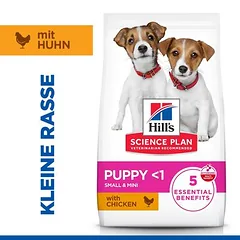 Hill's Science Plan Puppy <1 Small & Mini su vištiena, sausas maistas šuniukams, 3 - 4,9 kg — 3 nuotrauka