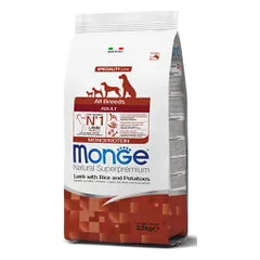 Monge All Breeds Adult Lamb sausas maistas šunims