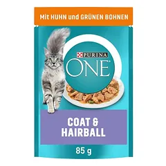PURINA ONE Coat & Hairball sausas maistas katėms