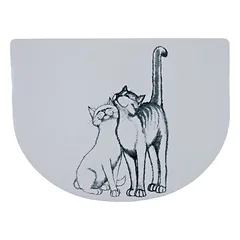 Trixie kilimėlis po dubenėliu su meiliąja kate, L 40 x B 30 cm — 2 nuotrauka