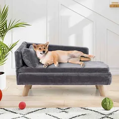 Augintinių sofa-lova, Pilka, 81 × 51 × 47 cm