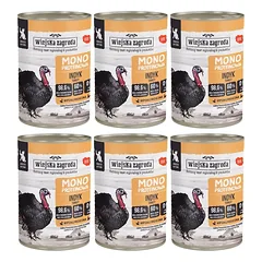 WIEJSKA ZAGRODA Vienos baltymų Kalakutas drėgna maisto produktas kačiukams 6x400 g