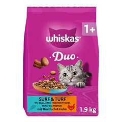 Whiskas 1+ Duo Surf & Turf Thunfisch & Huhn