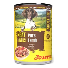 Josera Meat Lovers Pure Lamb konservuotas pašaras šunims su ėriena, 400 g