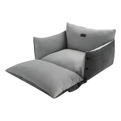 Nobby 2 in 1 Komfortbett und -matte Alin grau für Hunde
