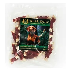 Real Dog Snacks Calcium Bones With Duck 500 g
