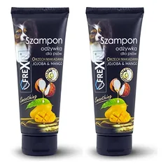 FREXIN 2in1 šampūnas su kondicionieriumi šunims Jojoba & Mango 2x220 g
