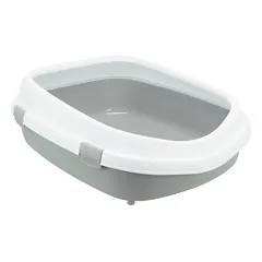 TRIXIE Primo XXL kačių tualetas su kraštais 56x25x71 cm pilkas/baltas