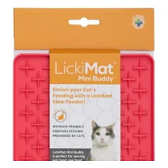 Laižymo kilimėlis LickiMat Cat Buddy Tuff, raudonas