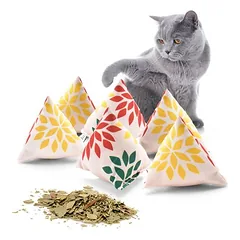 Canadian Cat Company Schmusekissen 6er-Set Katzenminze Pyramide XL
