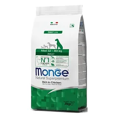Monge Maxi Adult Chicken (vištiena) sausas pašaras šunims 12kg