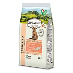 Chat&Chat Cat Expert Premium Adult Sterilised Salmon 2 kg