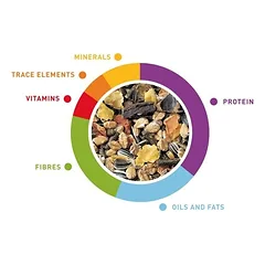 Maistas suaugusiems dekoratyviniams triušiams Grandmix 850 g — 2 nuotrauka