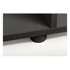Opti Set 125 spintelė stačiakampė, juoda, 81x36x80 cm — 5 nuotrauka