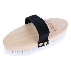 kooa kūno šepetys arkliams, minkštas, apie L 19,5 x B 9 x H 4,5 cm — 2 nuotrauka