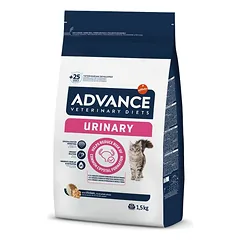Advance Vet Cat Urinary sausas maistas suaugusioms katėms šlapimo takų sveikatai, 1.5 kg