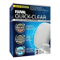 Fluval 106/206, 107/207 kempinė Quick Clear (3vnt)