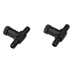 Aqua Della Plastikabsperrhahn für Luftschlauch 4/6 mm - 2 Stück nuotrauka