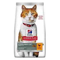 Hill’s Science Plan Cat Sterilised Adult with Chicken sausas maistas sterilizuotoms katėms su vištiena, 15 kg — 3 nuotrauka