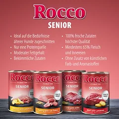Rocco Senior drėgnas maistas šunims 6 x 400 g — 3 nuotrauka