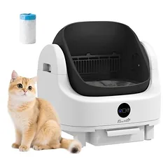 PawHut Selbstreinigende Katzenklo