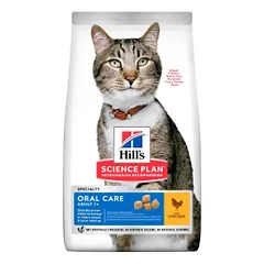 Hill's Science Plan Adult Oral Care Chicken sausas pašaras su vištiena katėms