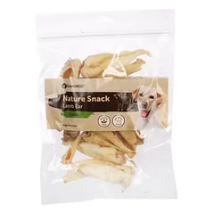 Flamingo Nature Snack Lamb Ear - natūralūs skanėstai šunims, ėrienos ausys