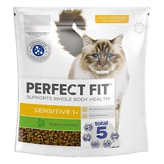PERFECT FIT Sensitive 1+ 1,4 kg sausa visavertė maistas suaugusiems katėms, turintis kalakutienos