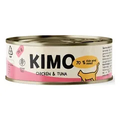 Kimo Cat Chicken & Tuna 70 g parduotuvėje alphazoo.lt