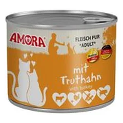 AMORA Cat Pur 6 x 200 g drėgnas maistas katėms — 2 nuotrauka
