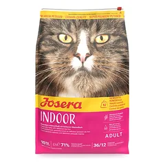 Josera Indoor begrūdis sausas pašaras katėms su paukštiena ir jūros žuvim, 10 kg