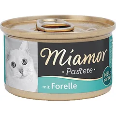 Miamor Pastete upėtakiai 85g skardinė