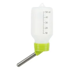TRIXIE plastikinė girdykla su vielos laikikliu 50 ml įvairių spalvų