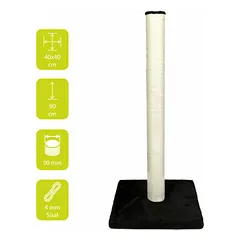 Europet Bernina Classic High Post draskymo stulpas katėms 40 x 40 x 90 cm, juodas — 2 nuotrauka