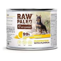 RAW PALEO Turkey&Cod Adult 200g kalakutienos ir menkės drėgnas ėdalas šunims