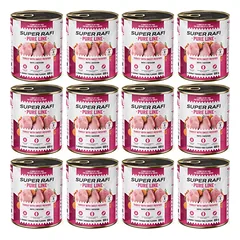 SUPER RAFI Pure Line Kalakutiena su batatais, 12 x 800 g, šlapias šunų maistas