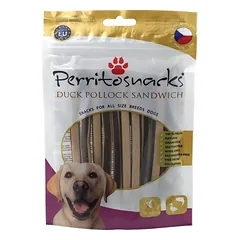 Perrito Duck & Pollock Sandwich skanėstas šunims 100g nuotrauka