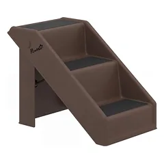 Augintinių laiptai, 3 pakopos, Rudi, 53 × 36,5 × 30,5 cm — 1 nuotrauka