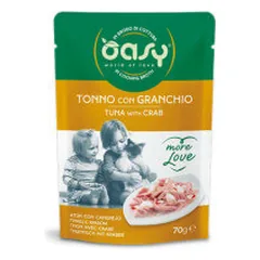 Oasy More Love guliašas su tunu ir krabais katėms - Pet24