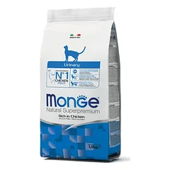 Monge Urinary sausas maistas suaugusioms katėms šlapimo takų sveikatai, su vištiena, 0,4 kg
