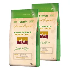 FITMIN Medium Maxi Maintenance Lamb&Rice 2x12kg
