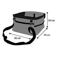 Flamingo Car Seat One - šunų automobilinė kėdutė, iki 7 kg, 36x33x20cm — 2 nuotrauka