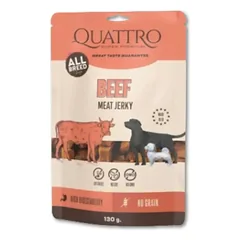 Quattro Maisto papildas suaugusiems šunims Jerky - Beef Fillets su jautiena 130g nuotrauka