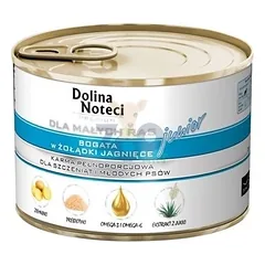 Dolina Noteci PREMIUM mažų veislių šunims JUNIOR ėrienos skrandžiai 12x185 g