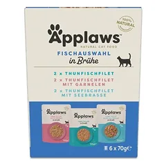 Applaws bandomasis rinkinys, maišeliai sultinyje 24 x 70 g, drėgnas maistas katėms — 2 nuotrauka