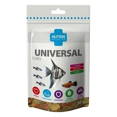 Nutrin Aquarium Universal Flakes visavertis pašaras visų rūšių akvariumo žuvims, dribsniai, 50 g