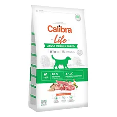 Calibra Life Adult Medium Breed su ėriena, sausas maistas šunims