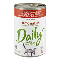 Almo Nature Daily ar liellopa gaļu 400 g - konservi kaķiem